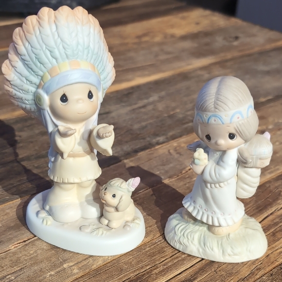 Precious Moments Other - Precious Moments Pastel Figurines - Cream and Blue